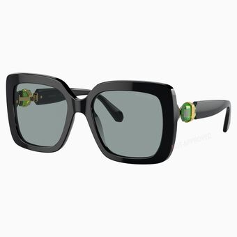 Sunglasses, Oversized, Square shape, SK6001EL, Black