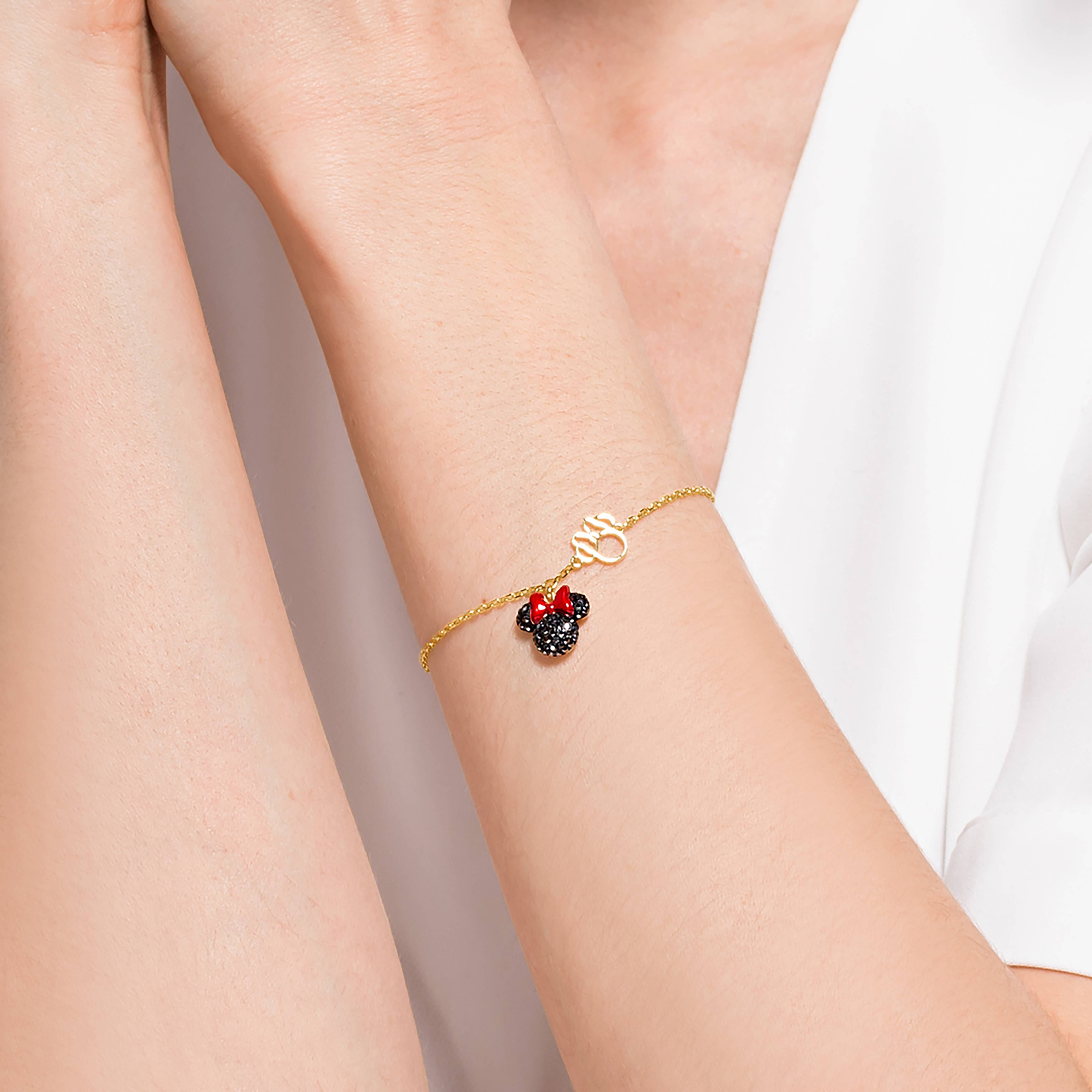 Minnie mouse gold bracelet shop