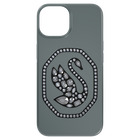 Signum smartphone case, Swan, iPhone® 14, Black