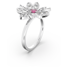 Eternal Flower ring, Flower, Pink, Mixed metal finish
