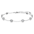 swarovski octagon bracelet  lab grown diamonds 0 8 ct tw  round shape  sterling silver