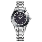 Alegria Watch, Metal bracelet, Black, Stainless steel