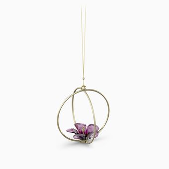 Garden Tales Hibiscus Ball Ornament, Large