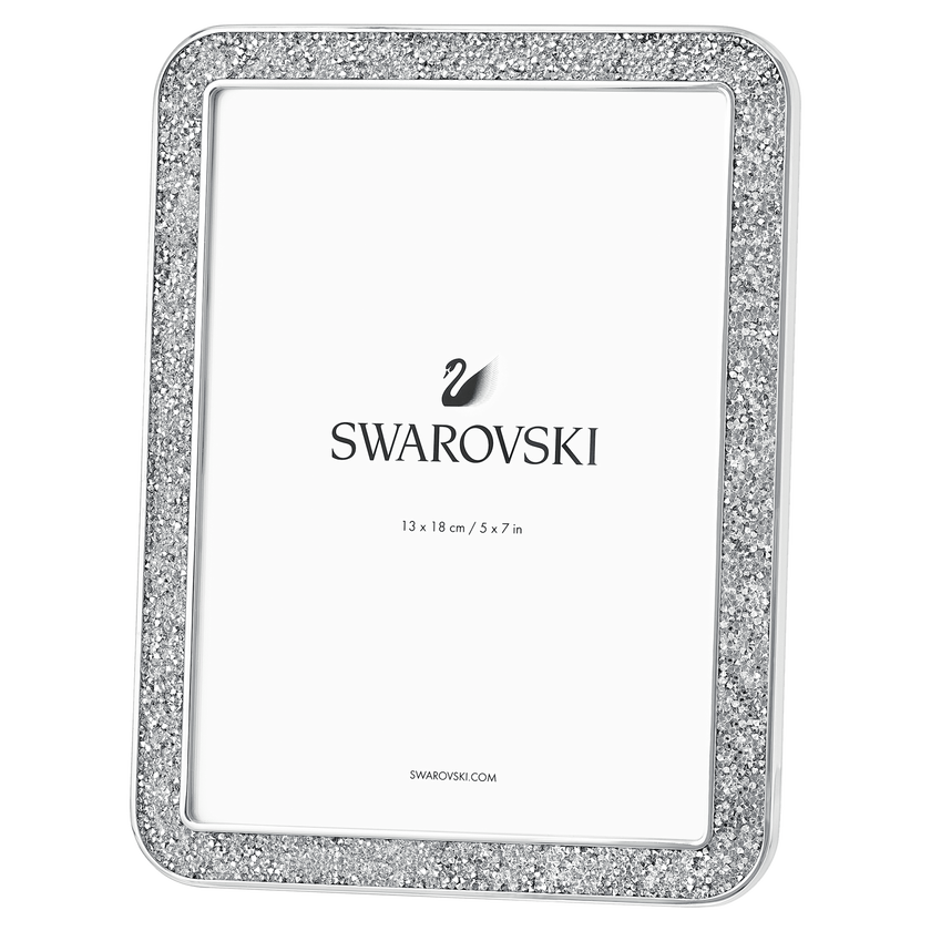 swarovski minera picture frame  silver tone