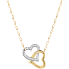 Match Necklace, White, Mixed plating