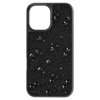 swarovski high smartphone case scattered design iphone 16 black