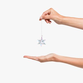 swarovski star ornament  shimmer  medium