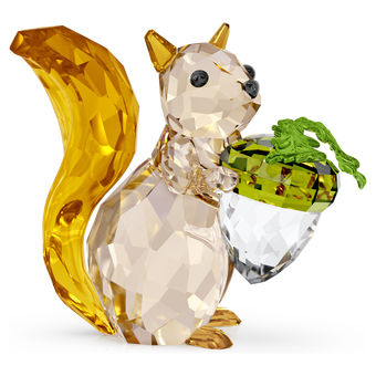 swarovski idyllia squirrel and acorn