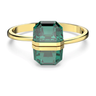 swarovski lucent bangle magnetic closure oversized crystal green gold tone finish