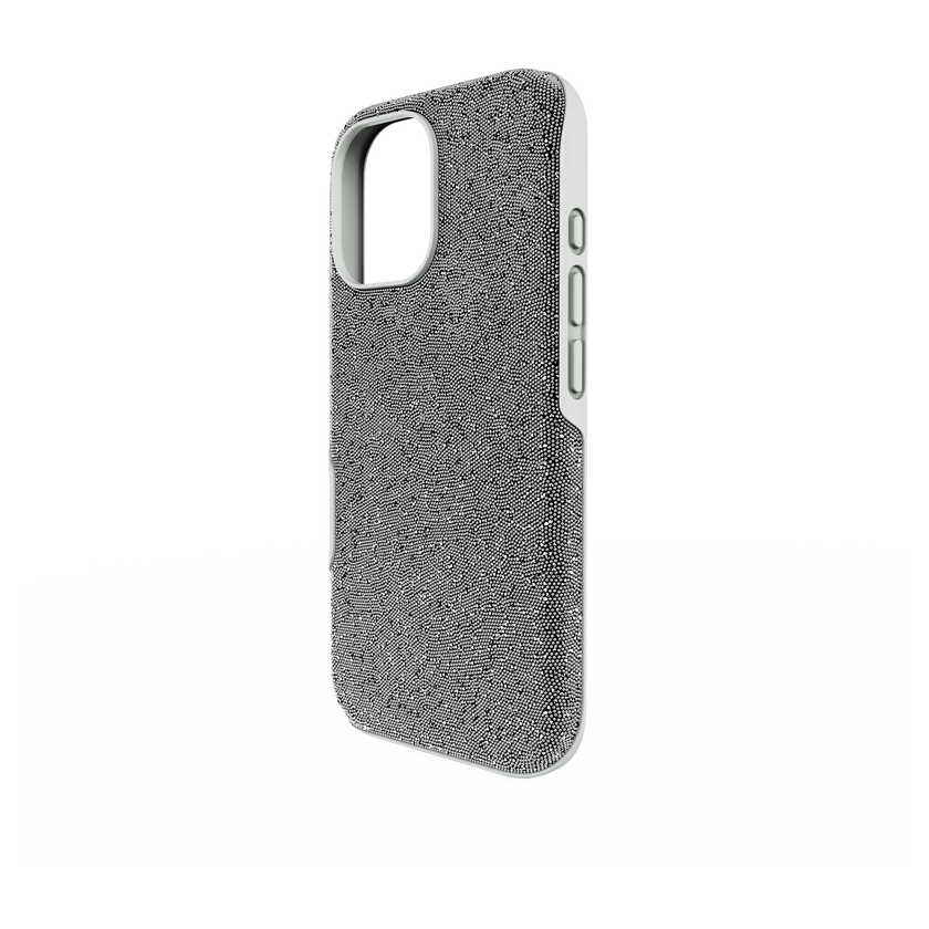 swarovski high smartphone case  iphone  17  silver tone