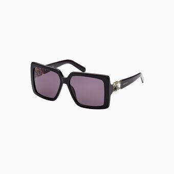 Millenia Sunglasses, Oversized, Square, Black