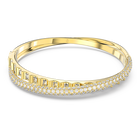 swarovski rota bangle mixed cuts white gold tone plated