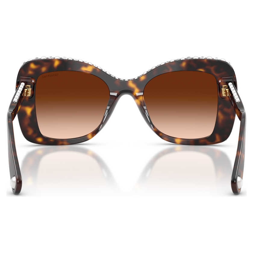 swarovski sunglasses  butterfly shape  sk6062u  brown