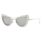 Sunglasses, Statement, Cat-eye shape, SK7011EL, White