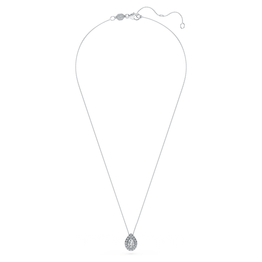 swarovski eternity pendant  laboratory grown diamonds 1 ct tw  18k white gold