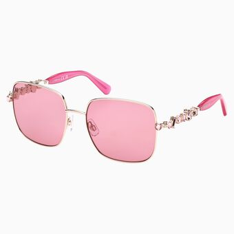 Gema Sunglasses, Square, Pink