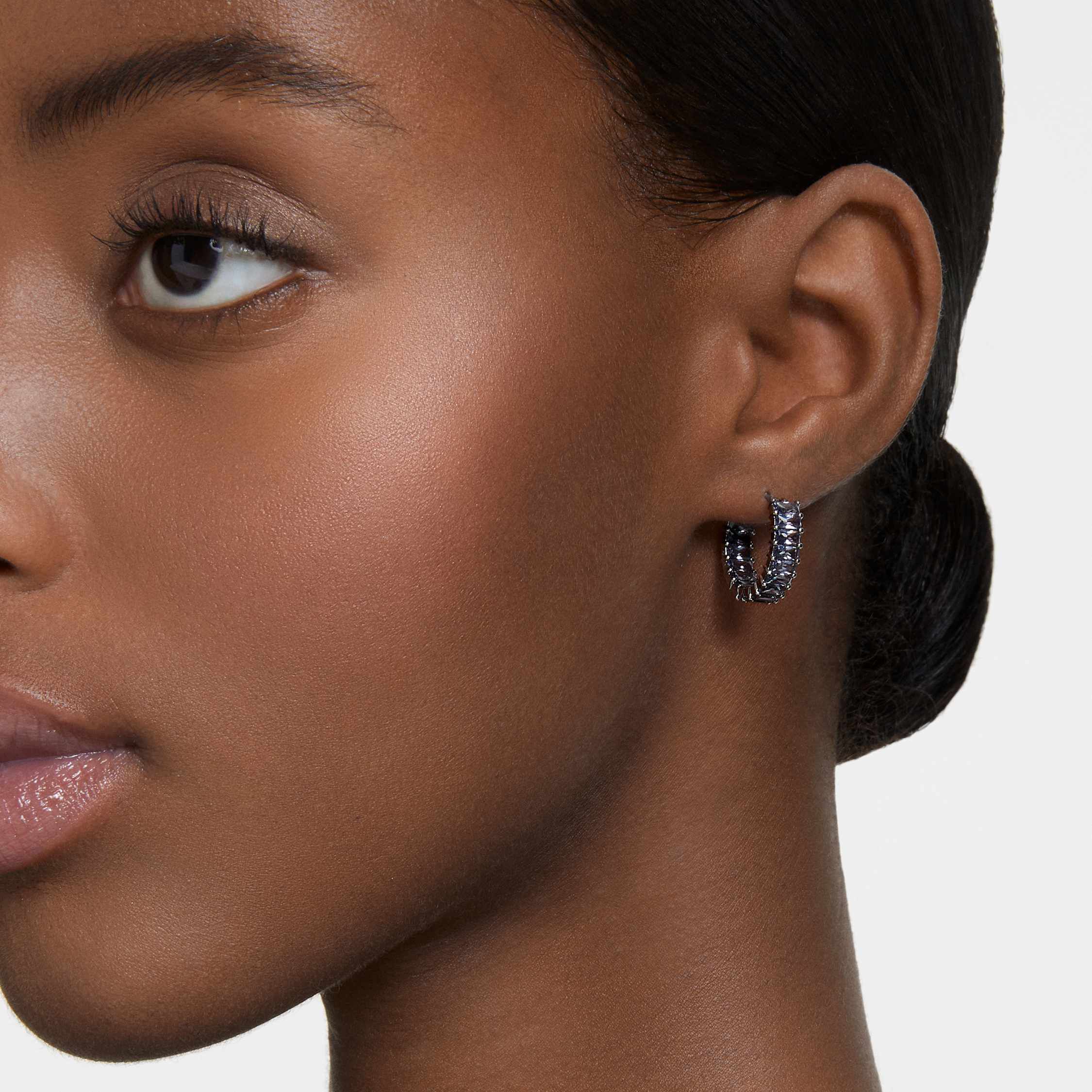 Square hoop earrings swarovski shop