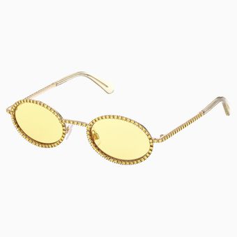 Millenia Sunglasses, Oval, Narrow, Yellow