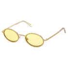 Millenia Sunglasses, Oval, Narrow, Yellow