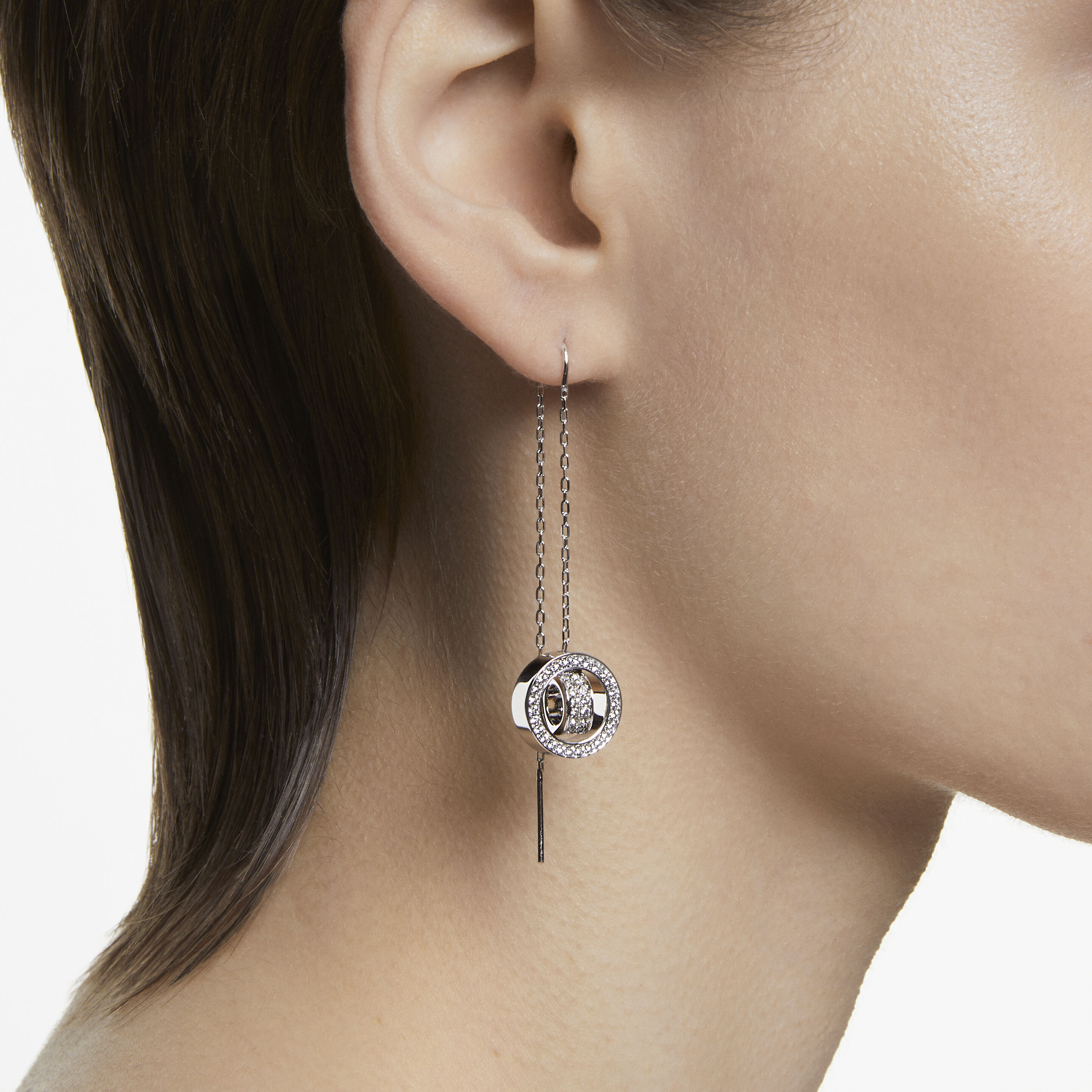 Long discount earrings swarovski