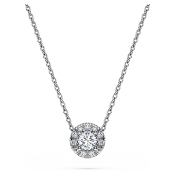 swarovski eternity pendant laboratory grown diamonds 0 23 ct tw sterling silver