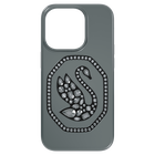 swarovski signum smartphone case swan iphone 14 pro black