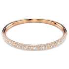 swarovski sublima bangle snow pav white rose gold tone plated