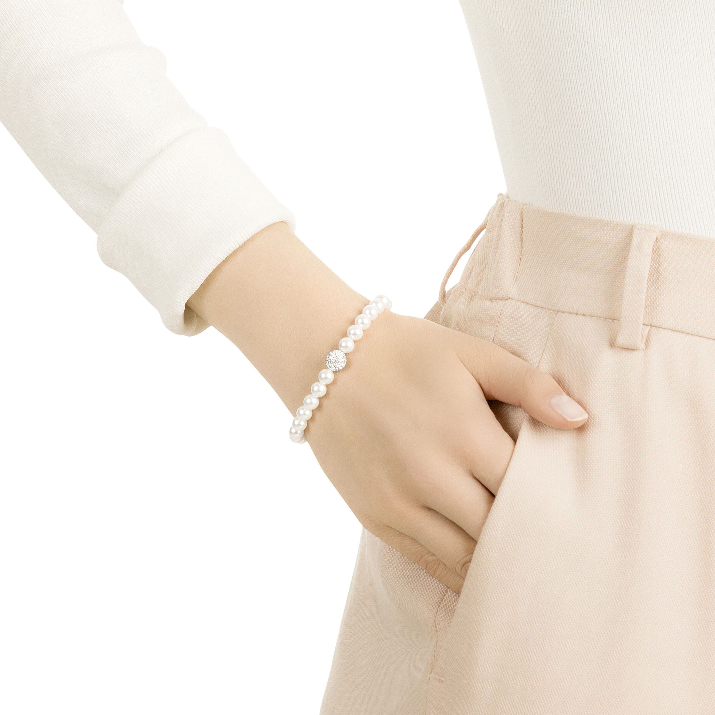 Swarovski remix collection crystal pearl strand on sale