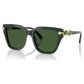 swarovski sunglasses square shape green