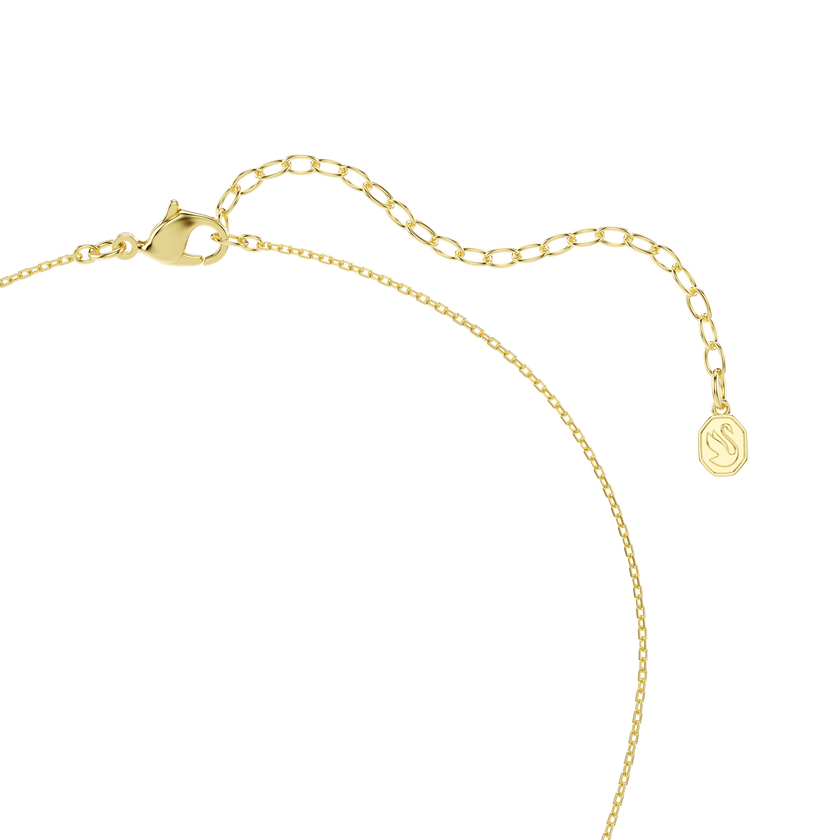 swarovski sublima pendant  round cut  star  multicolored  18k gold finish
