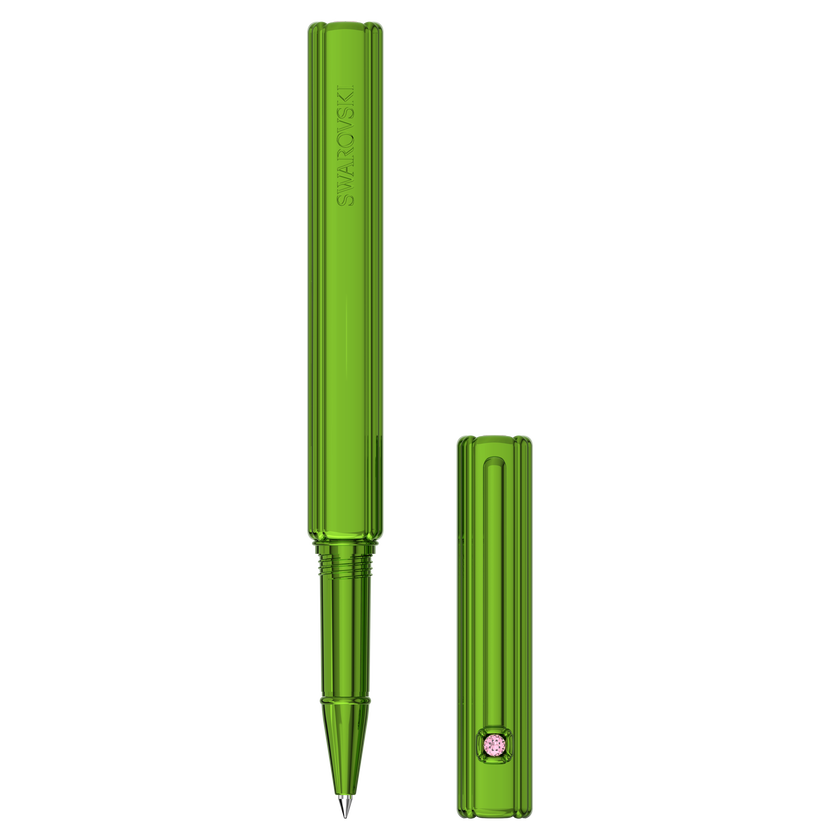 swarovski dulcis rollerball pen  cushion cut  green