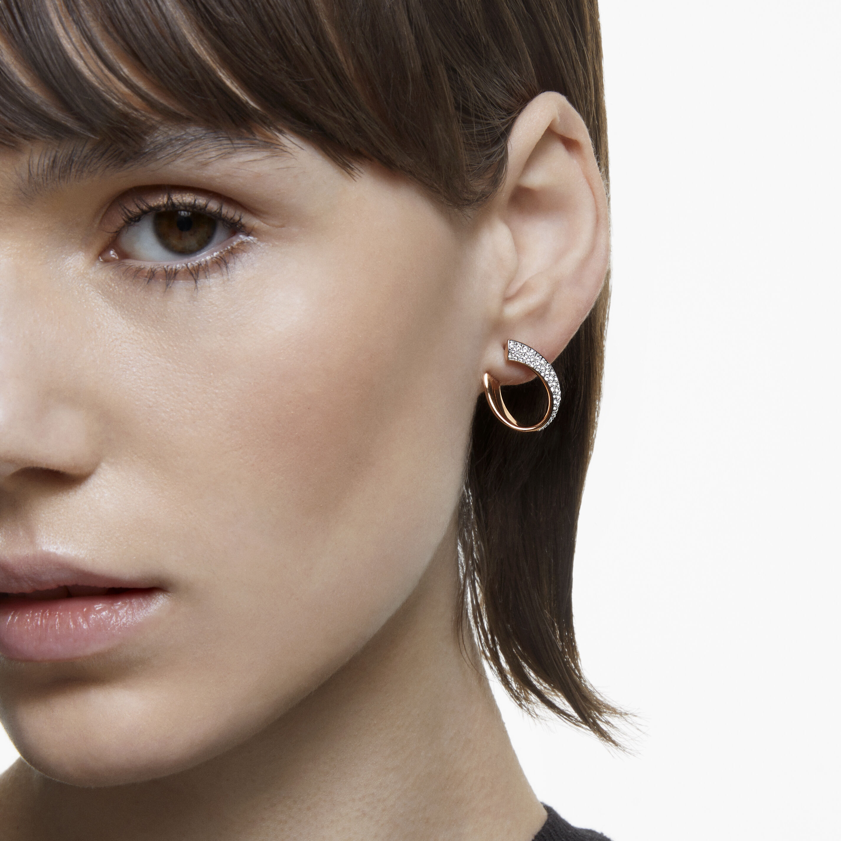 Small sales white earrings