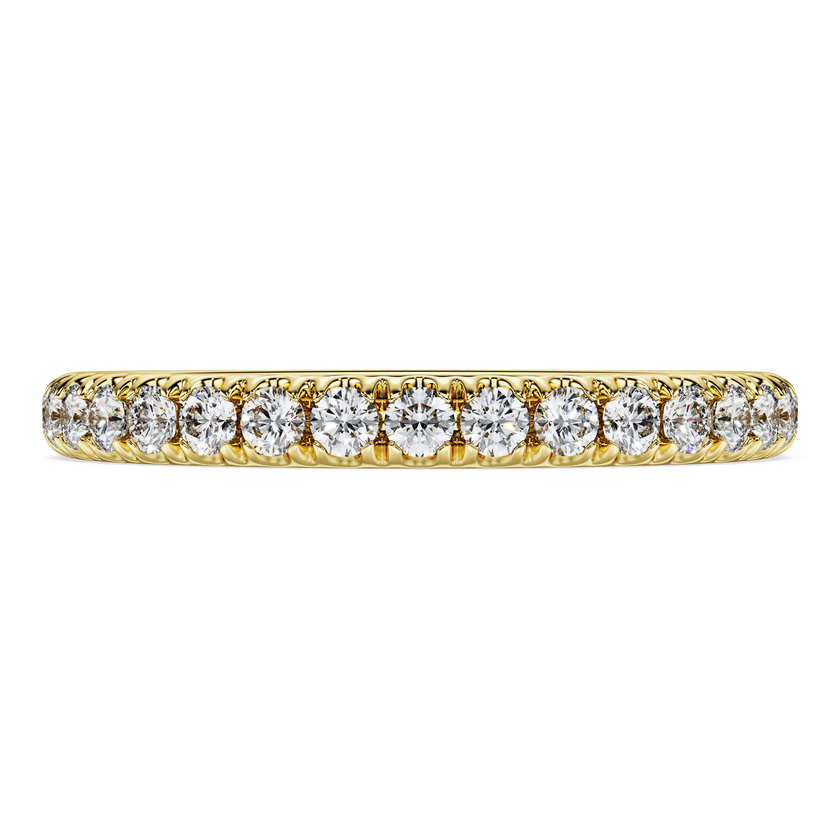 swarovski eternity band ring  lab grown diamonds 0 4 ct tw  round shape  18k yellow gold