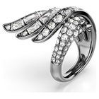 swarovski the vienna collection ring swan white ruthenium plated
