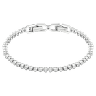 swarovski imber emily tennis bracelet round cut white rhodium plated