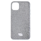 swarovski high smartphone case iphone 12 mini silver tone
