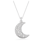 swarovski sublima pendant moon white rhodium plated