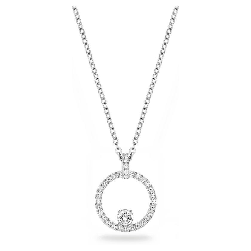swarovski constella pendant  white  rhodium plated