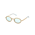 Millenia Sunglasses, Oval, Pavé crystals, Green