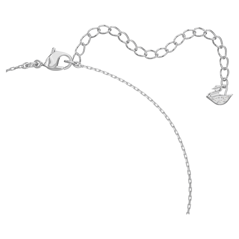 swarovski stilla attract pendant  green  rhodium plated
