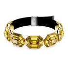 swarovski lucent choker octagon shape yellow gold tone plated