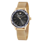 swarovski octea nova watch  milanese bracelet  black  rose gold tone