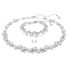 swarovski constella set mixed cuts white rhodium plated
