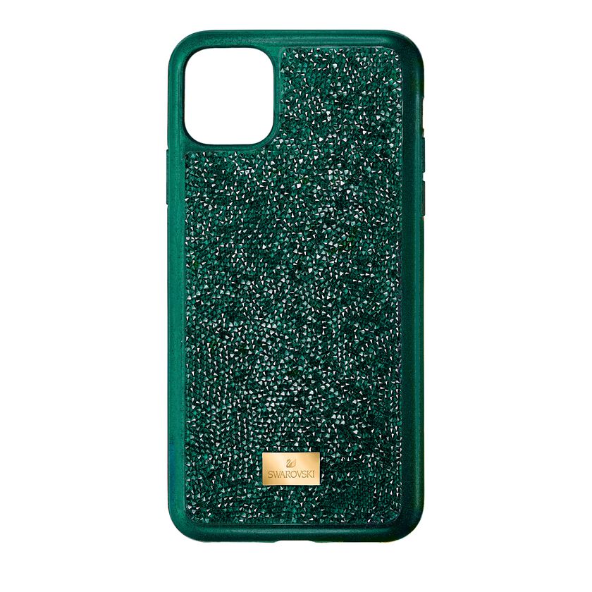 Glam Rock Smartphone Case with Bumper, iPhone® 11 Pro Max, Green