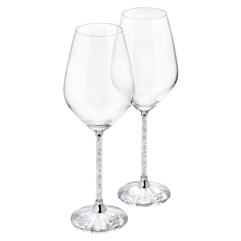 Crystalline White Wine Glasses (Set 2)
