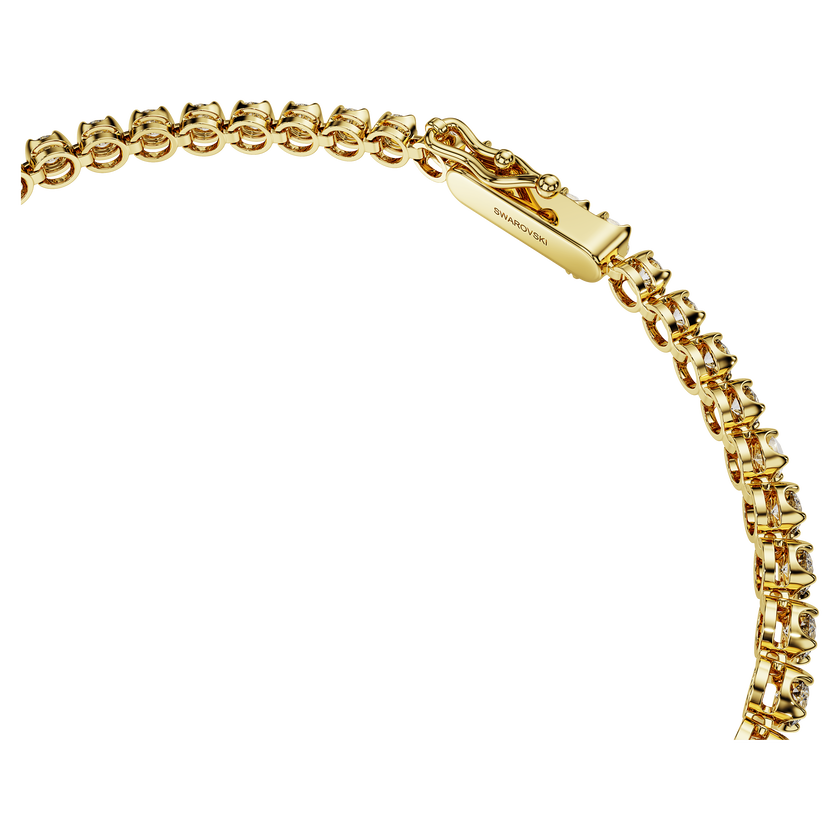swarovski eternity tennis bracelet  laboratory grown diamonds 2 5 ct tw  18k yellow gold