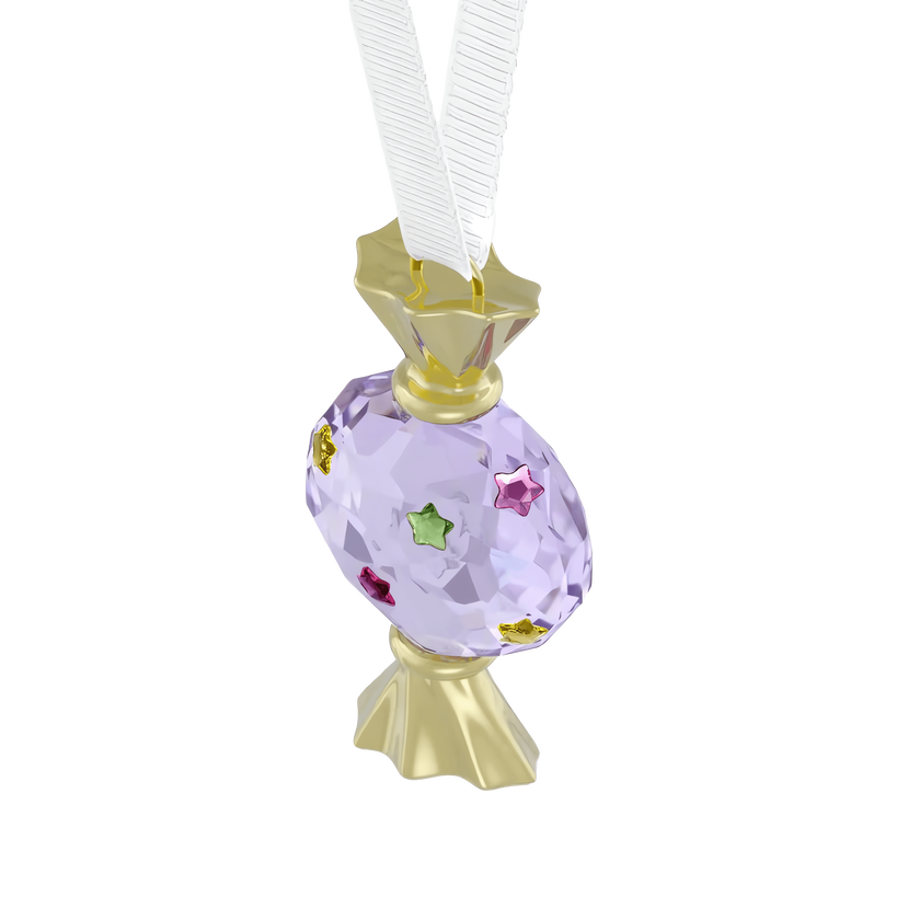 swarovski holiday cheers dulcis candy ornament  violet