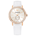 Graceful Lady Watch, White, Rose Gold Tone