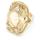 swarovski harmonia cocktail ring oversized crystal gold tone gold tone plated
