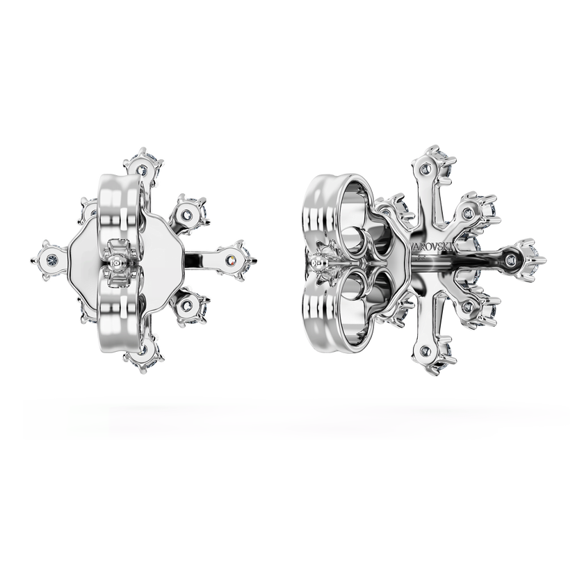 swarovski galaxy stud earrings  laboratory grown diamonds 0 5 ct tw  18k white gold